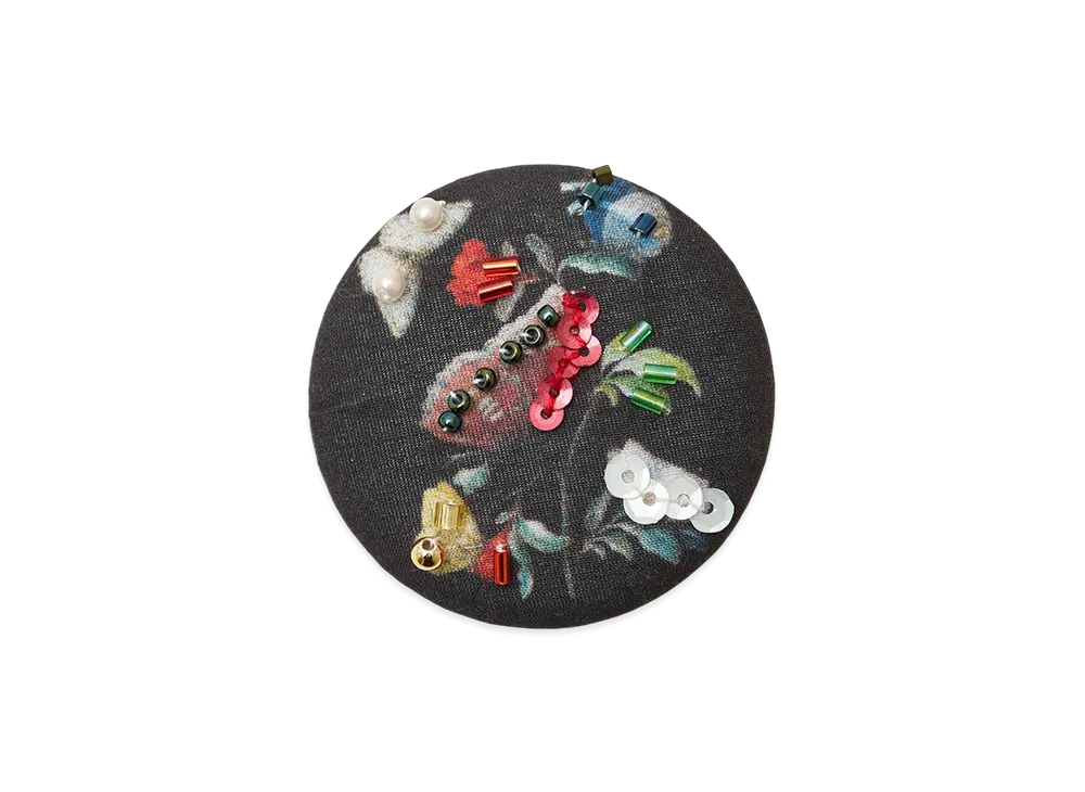 UNDERCOVER Silk Fabric Badge "Charcoal"