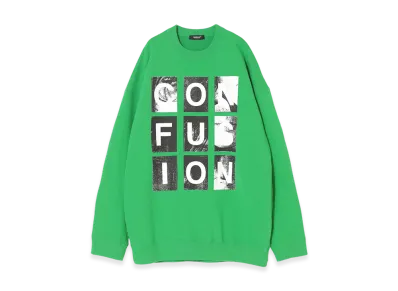 UNDERCOVER Cotton Sweat Big Pullover "L.Green"