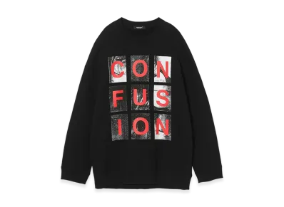 UNDERCOVER Cotton Sweat Big Pullover "Black"