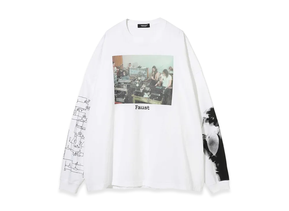 UNDERCOVER Cotton Wide Long Sleeve T-Shirt "White"