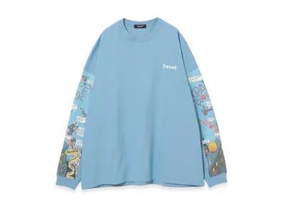 UNDERCOVER Cotton Wide Long Sleeve T-Shirt "Light Blue"