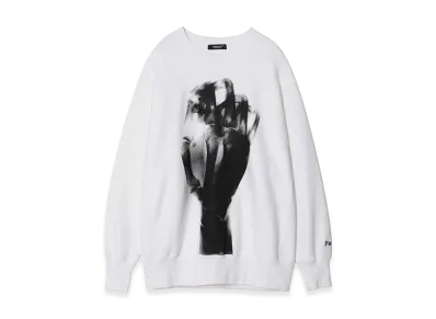 UNDERCOVER Cotton Sweat Pullover "White"