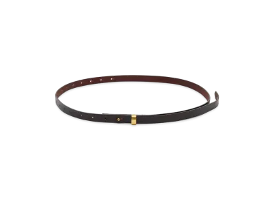 UNDERCOVER Cowhide Leather Giboshi Stud Belt "Dark Brown"