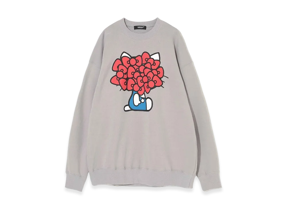 UNDERCOVER x Sanrio Cotton Fleece Lining Sweat Pullover (Hello Kitty) "Gray"