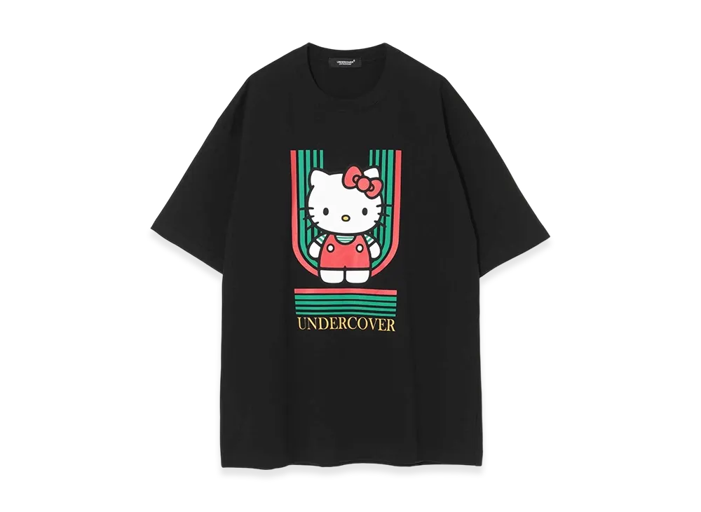 UNDERCOVER x Sanrio Cotton T-Shirt (Hello Kitty) "Black"