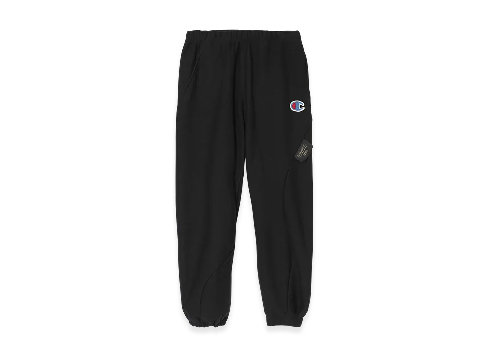 UNDERCOVER x Champion Cotton Polyester Fleece Lined Sweatpants "Black"