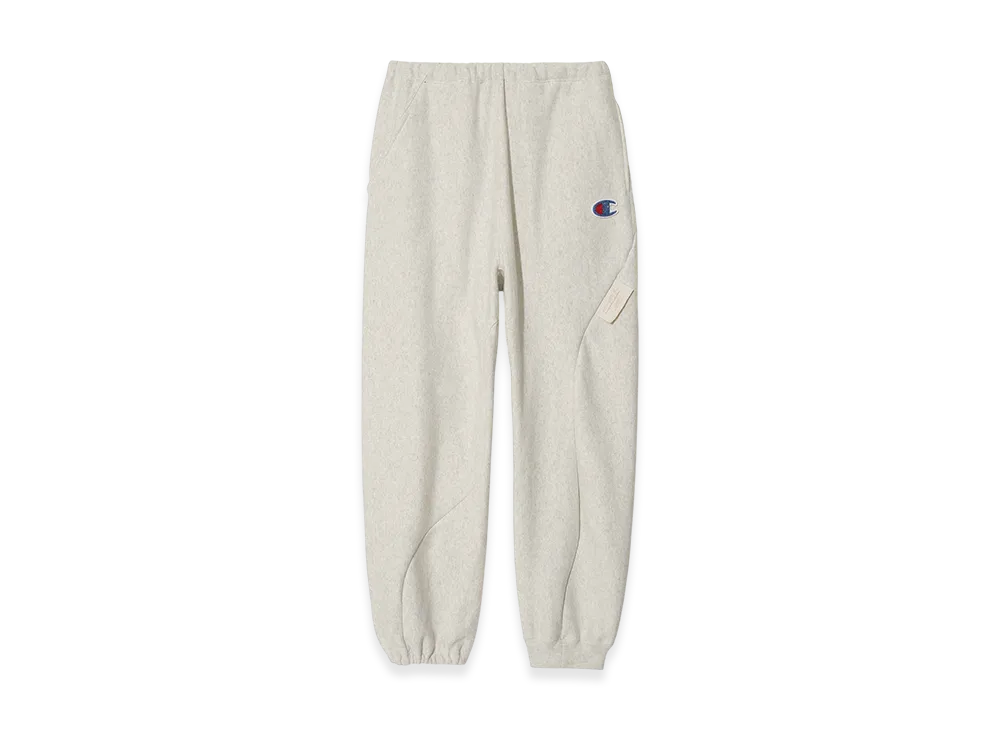 UNDERCOVER x Champion Cotton Polyester Fleece Lined Sweatpants "Oatmeal"