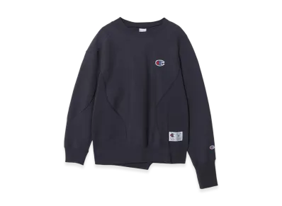 UNDERCOVER x Champion Cotton Polyester Fleece Lined Sweat Pullover "Navy"
