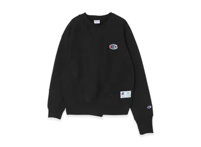 UNDERCOVER x Champion Cotton Polyester Fleece Lined Sweat Pullover "Black"