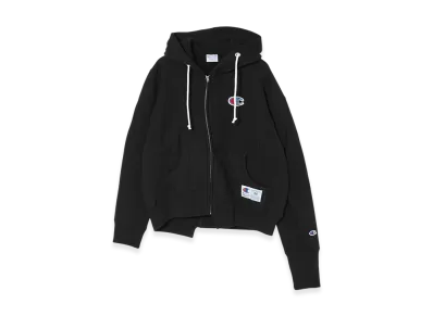 UNDERCOVER x Champion Cotton Polyester Fleece Lined Zip Up Hoodie "Black"