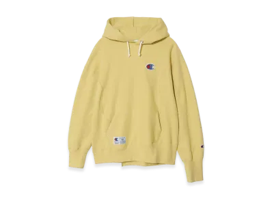 UNDERCOVER x Champion Cotton Polyester Fleece Lined Sweat Hoodie "Light Yellow"