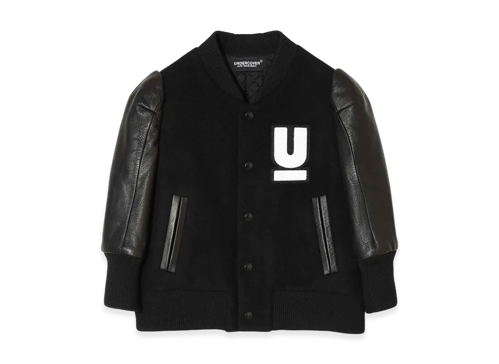 UNDERCOVER Wool Stadium Jumper "Black"