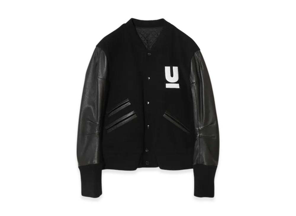 UNDERCOVER Wool Stadium Jumper "Black"