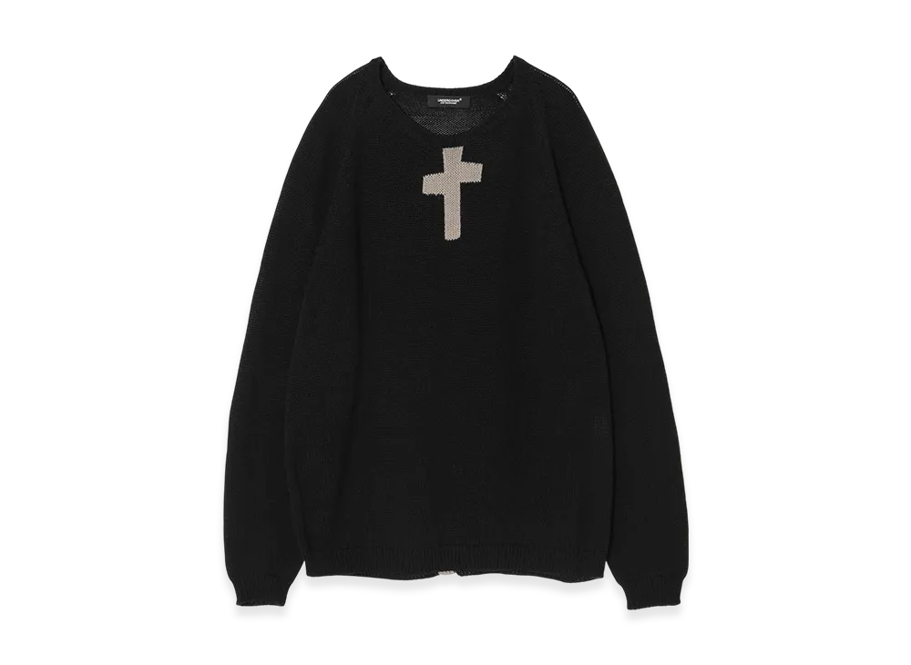 UNDERCOVER Cotton Knit Pullover "Black"