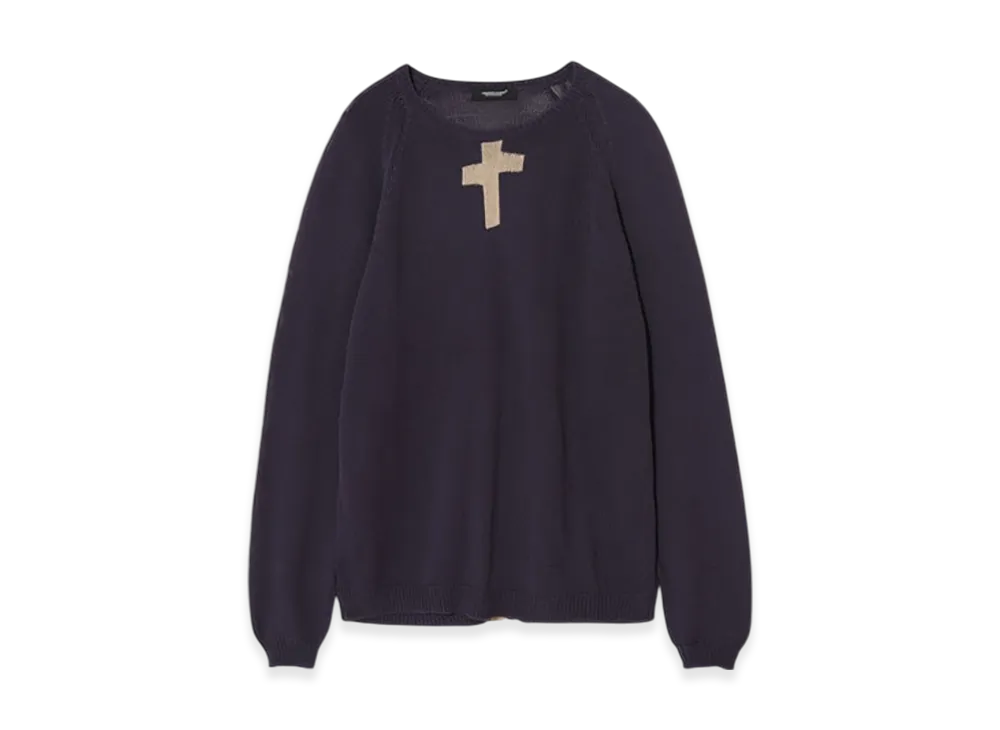 UNDERCOVER Cotton Knit Pullover "Purple"