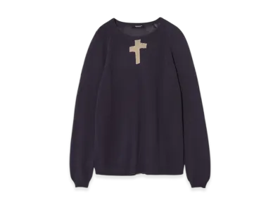 UNDERCOVER Cotton Knit Pullover "Purple"