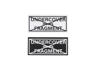 UNDERCOVER x FRAGMENT Sticker Set "White/Black"