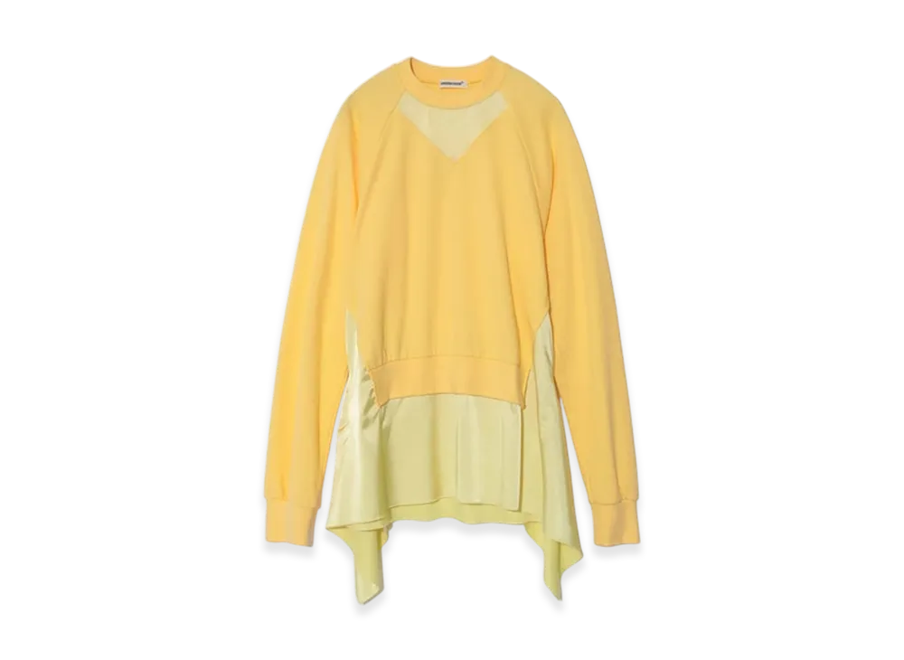 UNDERCOVER Cotton French Terry Sweatshirt Pullover "Yellow"