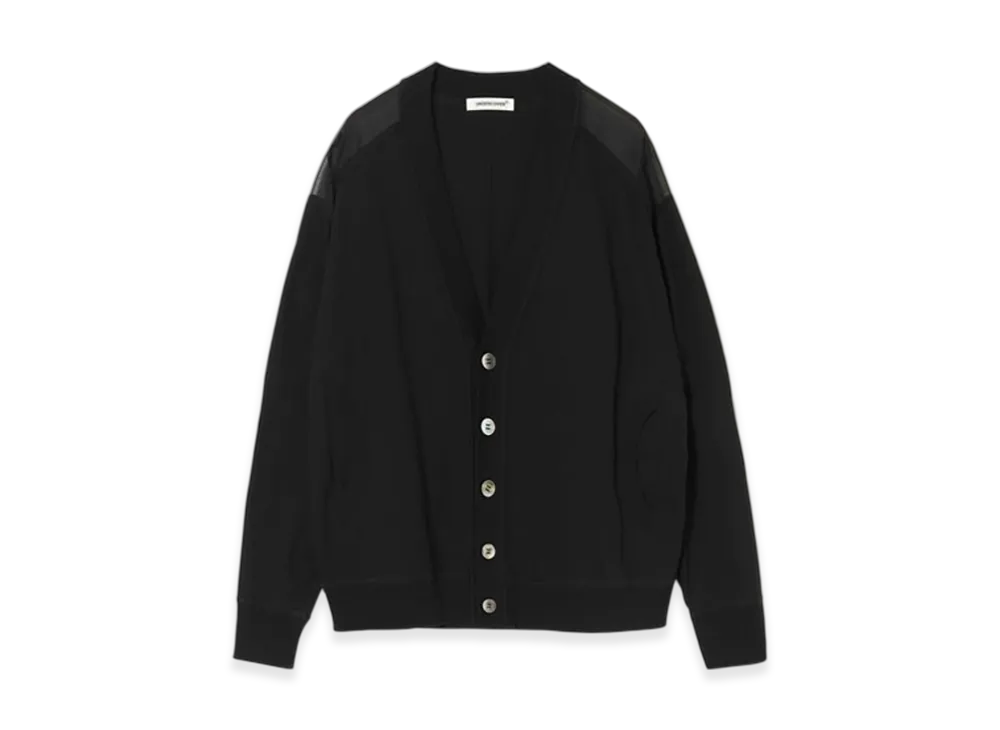 UNDERCOVER Cotton T-shirt Custom Cardigan "Black"
