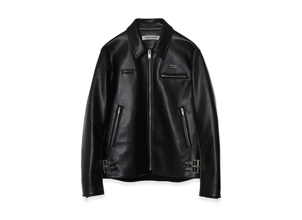 UNDERCOVER Fake Leather Jacket "Black"