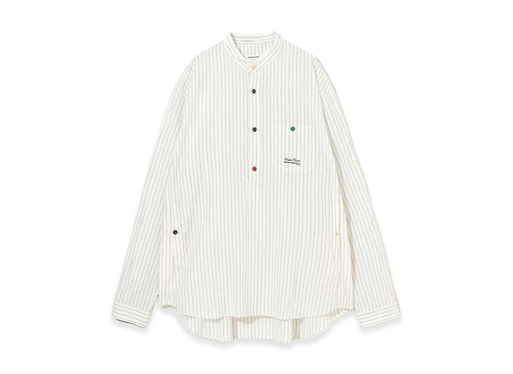 UNDERCOVER Cotton Pullover Shirt "Blue Stripe"