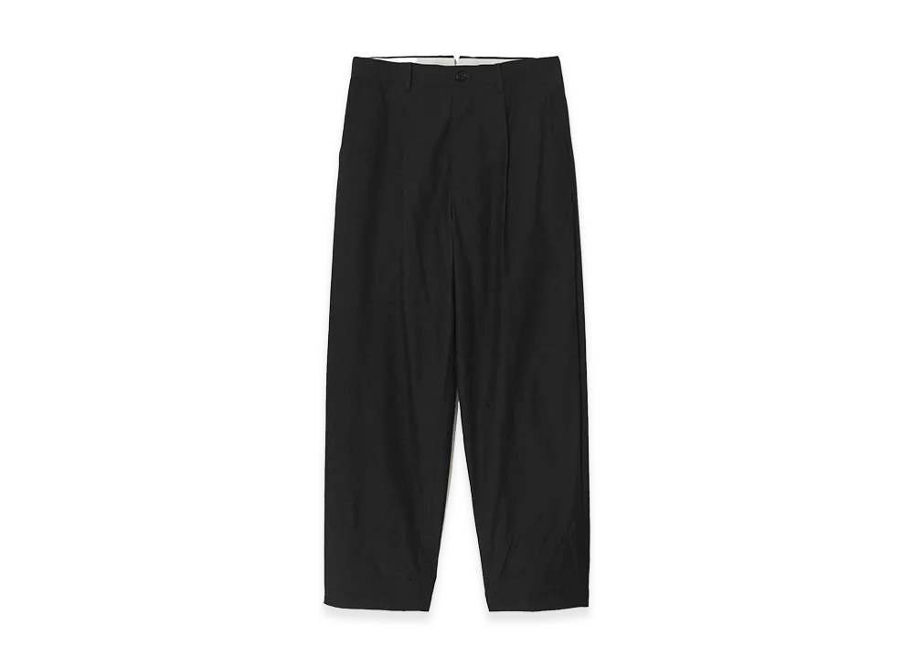 UNDERCOVER Linen Ramie Blend Cotton Pants "Charcoal"
