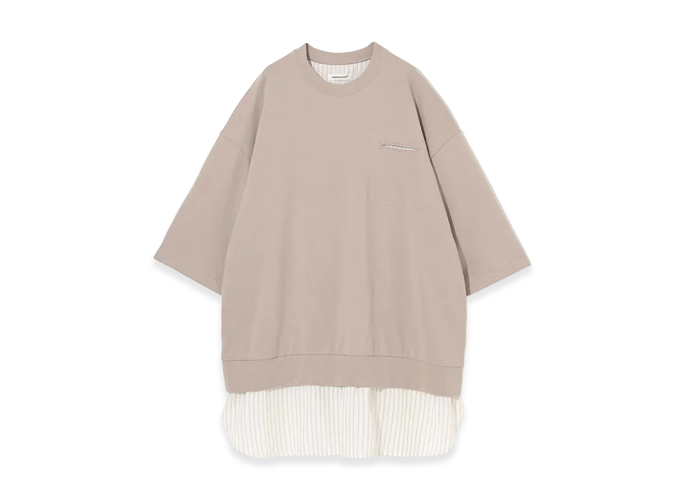 UNDERCOVER Cotton Sweat T-shirt "Beige Gray"