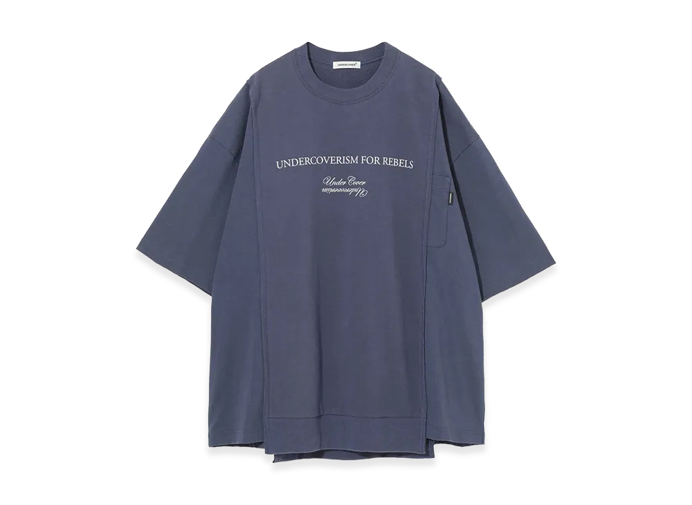 UNDERCOVER Cotton T-shirt "Gray Blue"