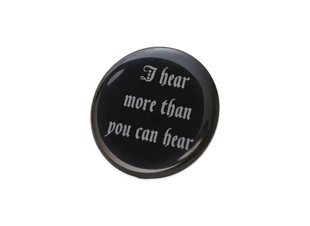 UNDERCOVER Brass Pins "Black"