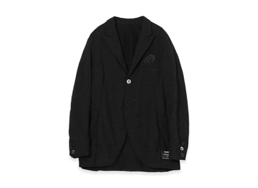 UNDERCOVER Wool Linen Kasuri Jacket "Black"