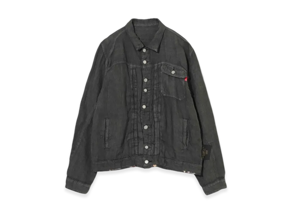 UNDERCOVER Distressed Denim Jacket "Khaki Gray"