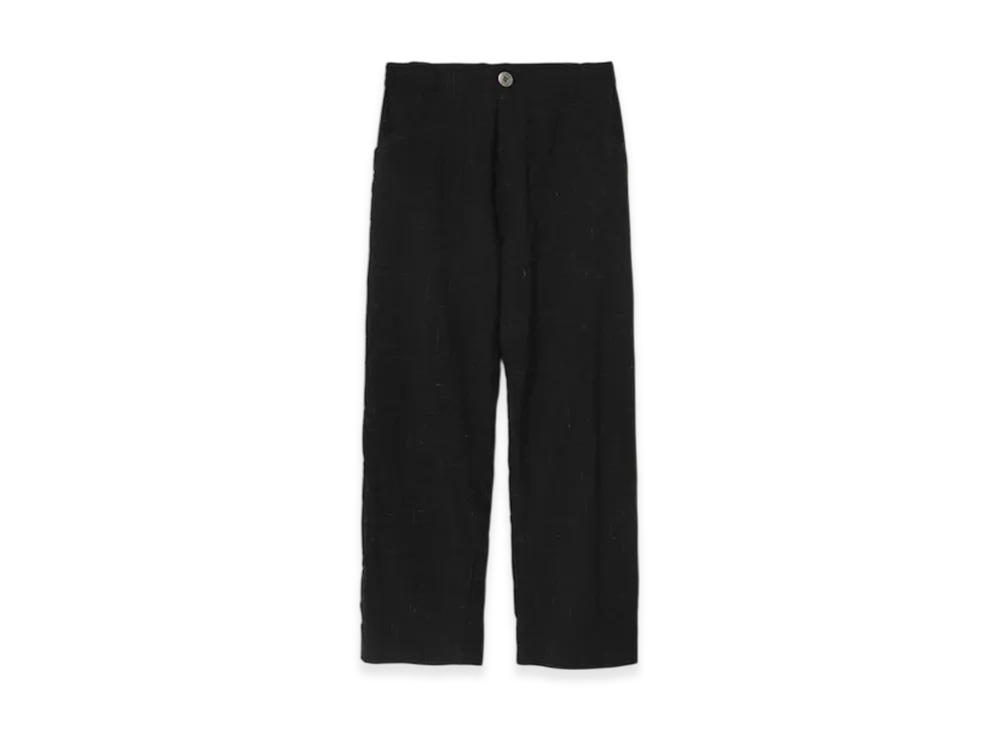 UNDERCOVER Wool Linen Kasuri Pants "Black"
