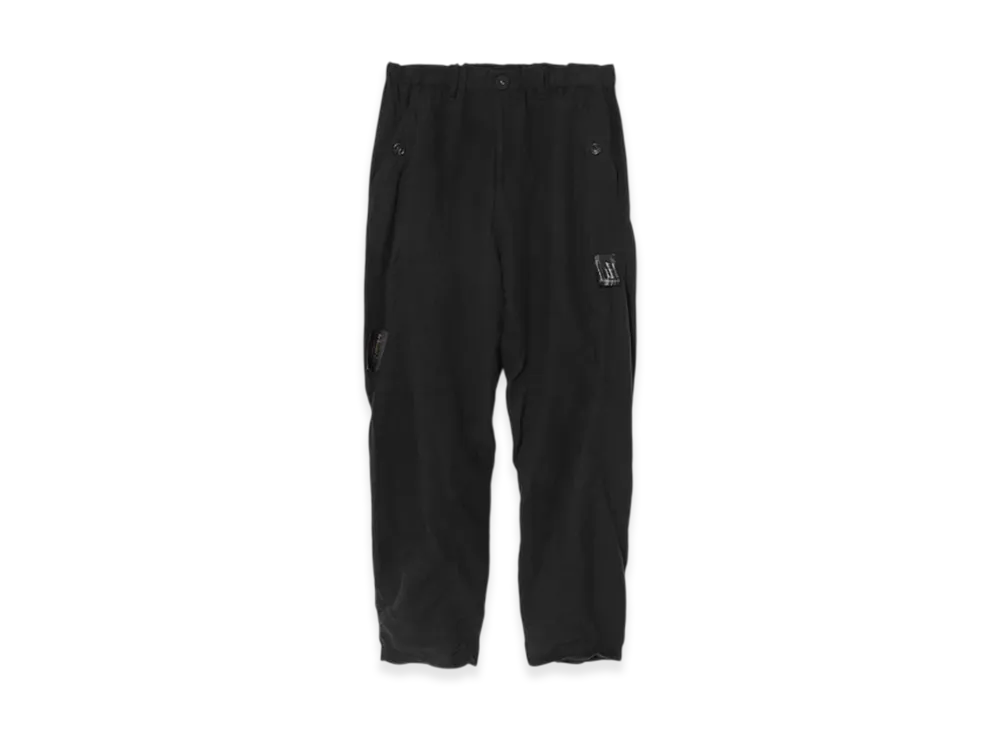 UNDERCOVER Linen Easy Pants "Black"