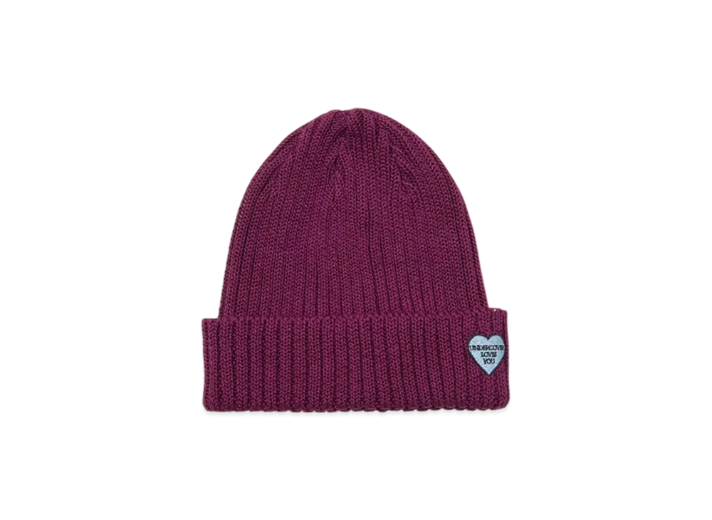 UNDERCOVER Linen Polyester Knit Cap "Bordeaux"