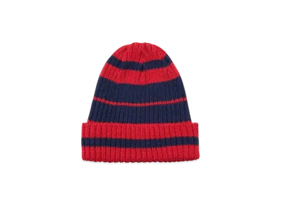 UNDERCOVER Linen Polyester Knit Cap "Red Border"