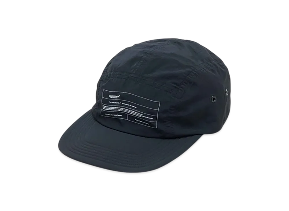 UNDERCOVER Cotton Polyester Jet Cap "Black"
