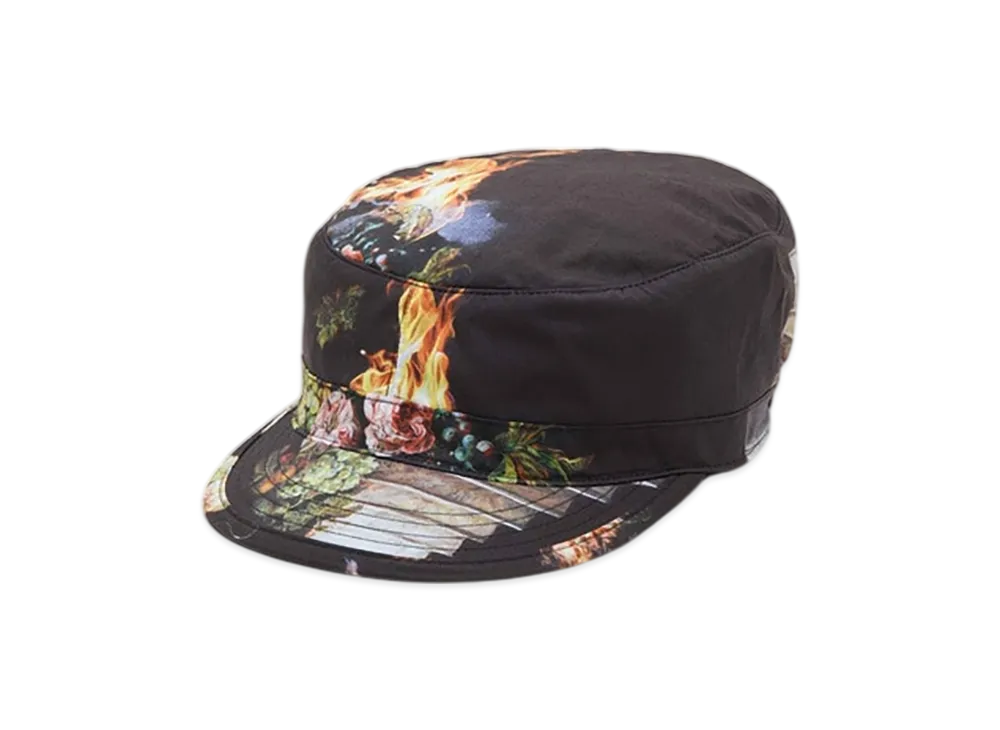 UNDERCOVER Cotton Patterned Work Cap "Black"