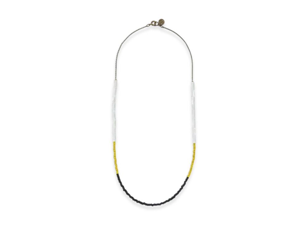 UNDERCOVER Brass x Beads Necklace "Yellow"