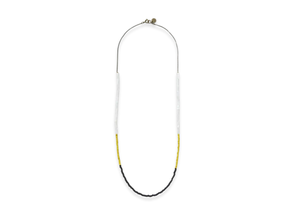 UNDERCOVER Brass x Beads Necklace "Yellow"