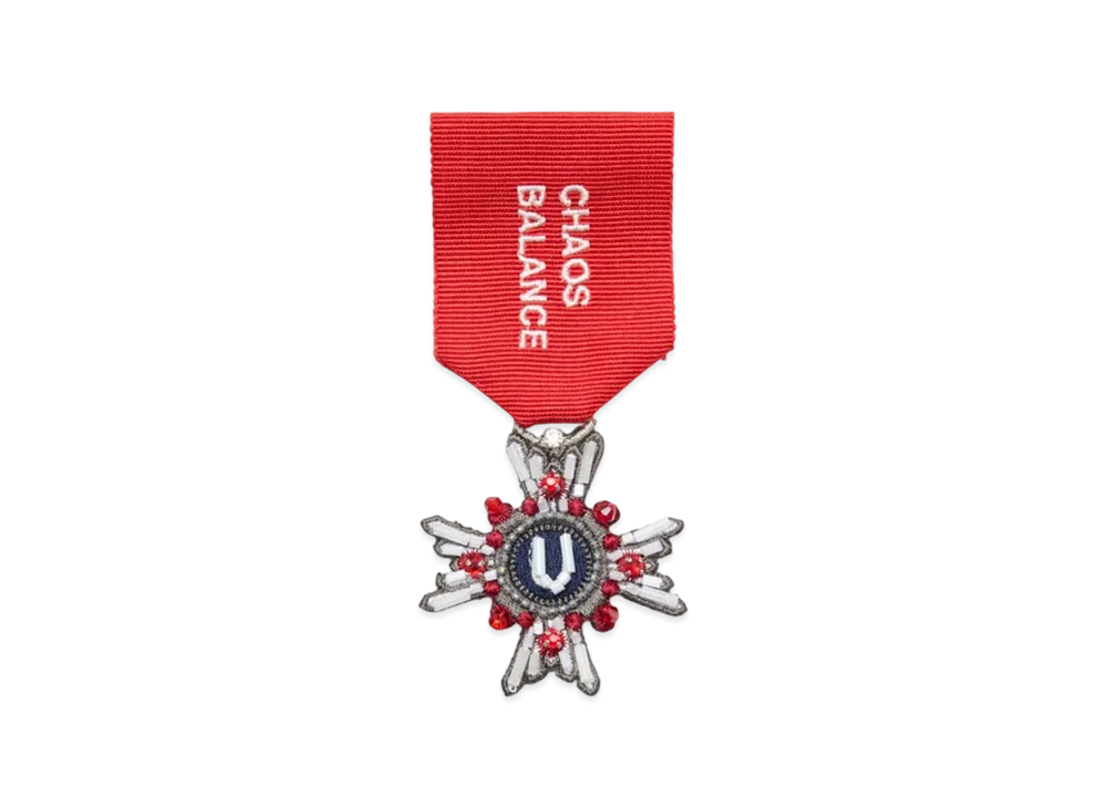 UNDERCOVER Medal Brooch "Red"