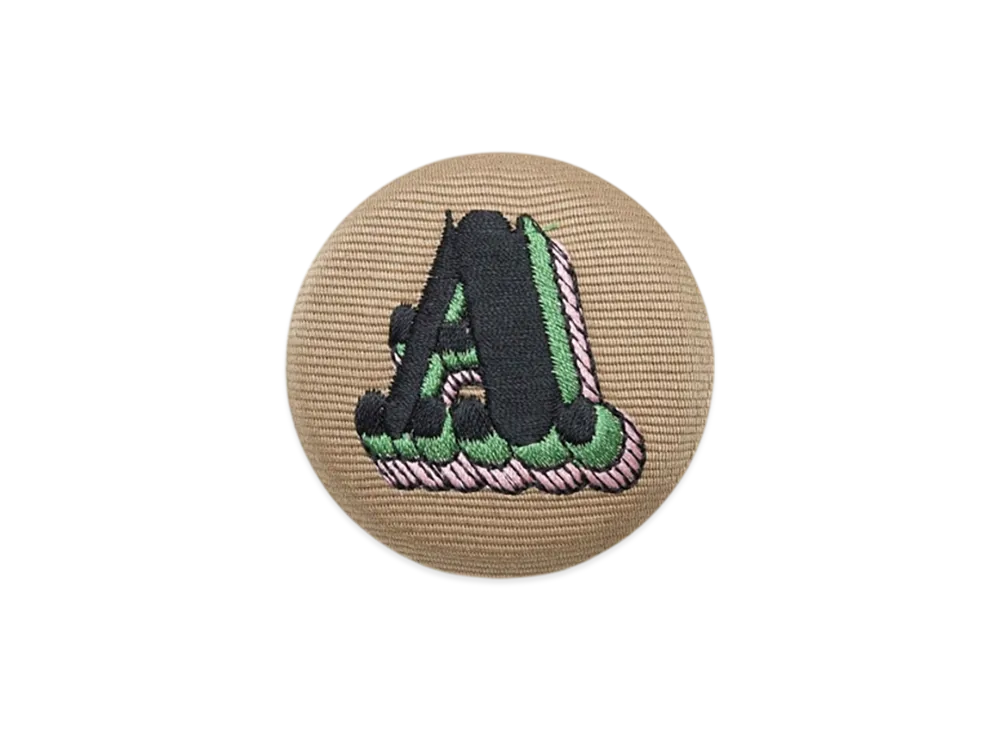 UNDERCOVER Embroidered Badge "Beige Brown"