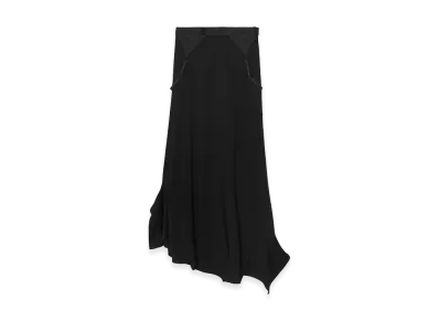 UNDERCOVER Cotton T-Shirt Deconstructed Long Skirt "Black"
