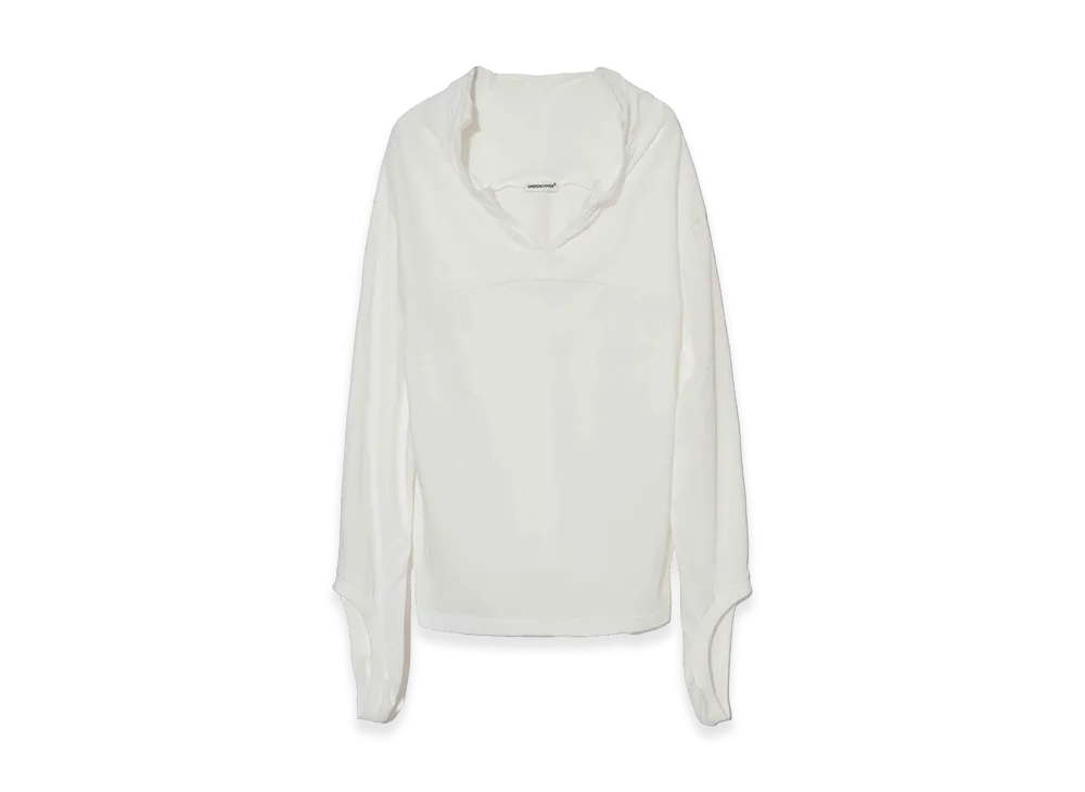 UNDERCOVER Cotton Cut & Sew Deconstructed Pullover "White"