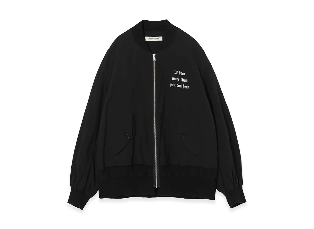 UNDERCOVER Cotton MA-1 Jacket "Black"