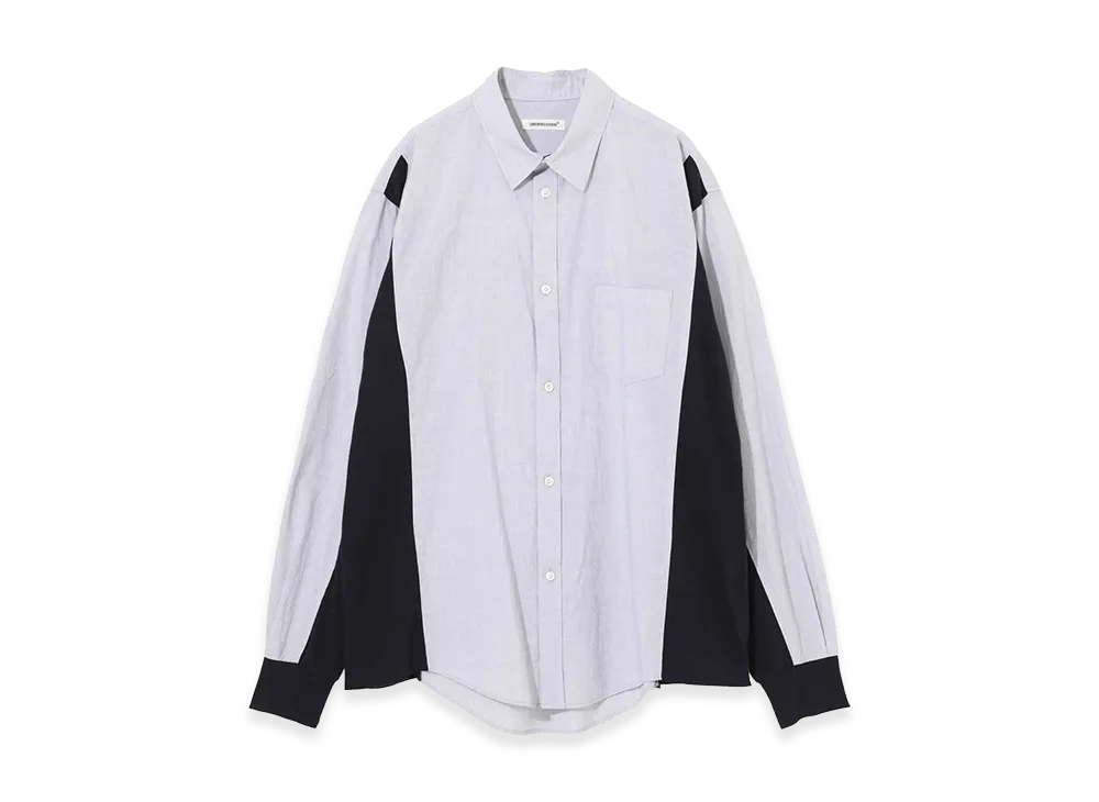 UNDERCOVER Cotton Typewriter Shirt "Navy St"