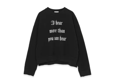 UNDERCOVER Cotton Sweatshirt Pullover "Black"