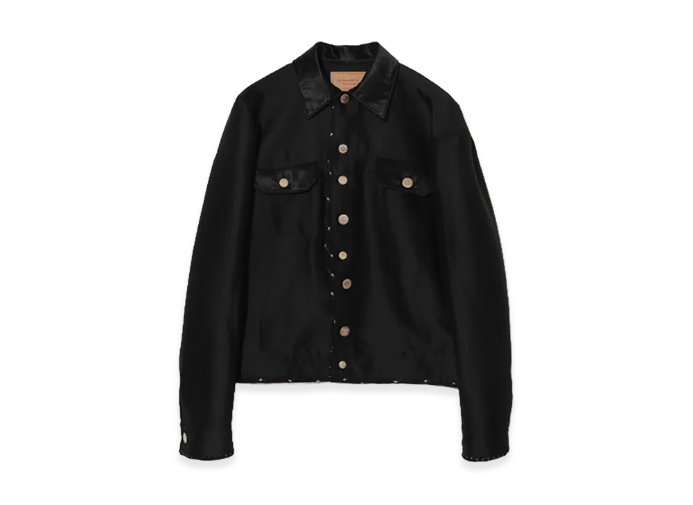UNDERCOVER Silk Blend Wool Jacket "Black"