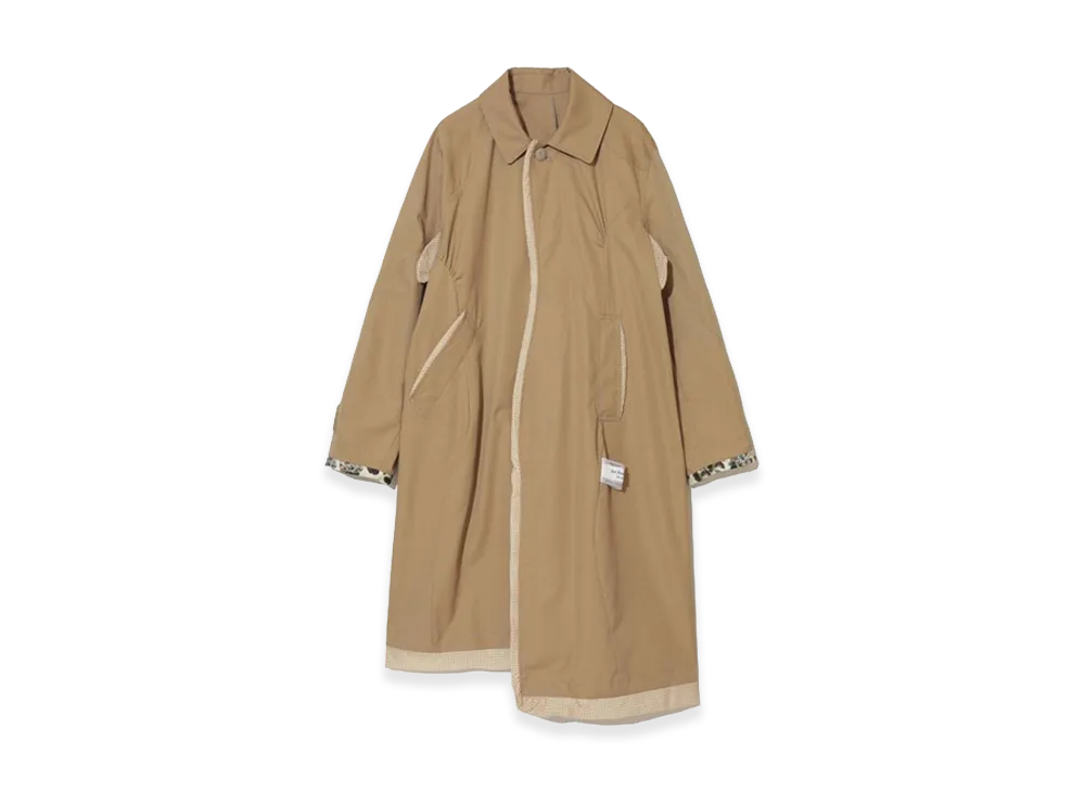 UNDERCOVER Cotton Bal Collar Coat "Beige"