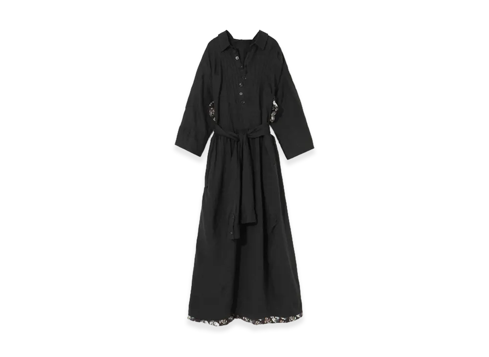 UNDERCOVER Linen Shirt Dress "Black"