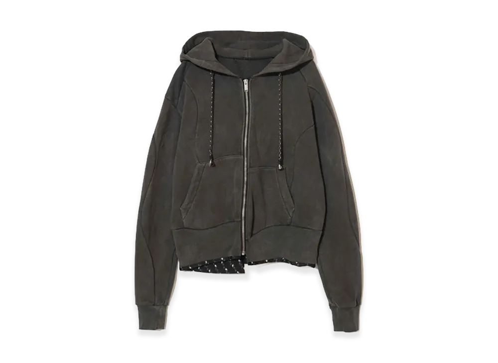 UNDERCOVER Cotton French Terry Zip-up Hoodie "Black"